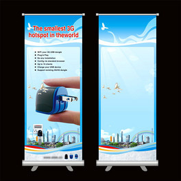 電子產(chǎn)品易拉寶設(shè)計(jì) 捕捉視覺(jué)與科技的交匯點(diǎn)